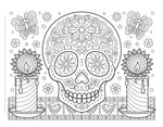 Ultimate Day of the Dead Coloring Book