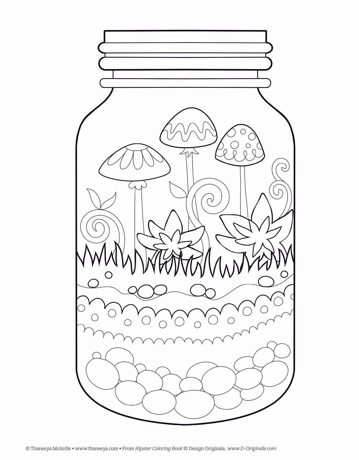 Hipster Coloring Book