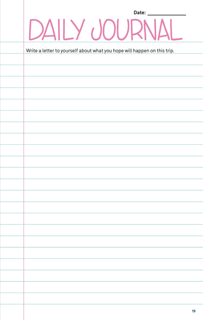 Road Trip Activities and Travel Journal for Kids