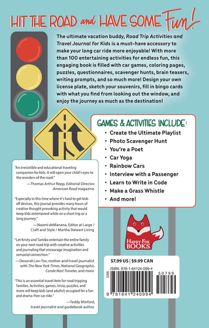 Road Trip Activities and Travel Journal for Kids