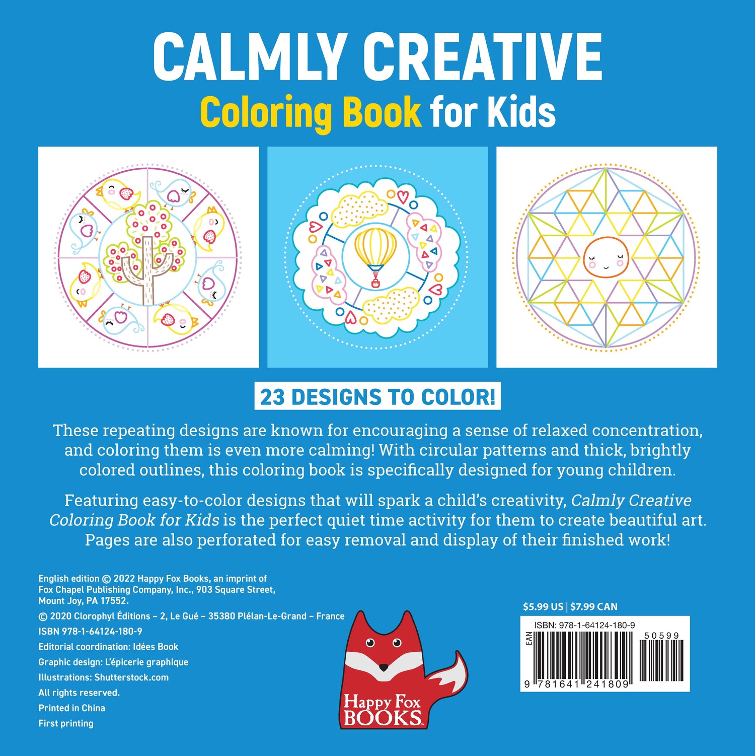 Calmly Creative Coloring Book for Kids