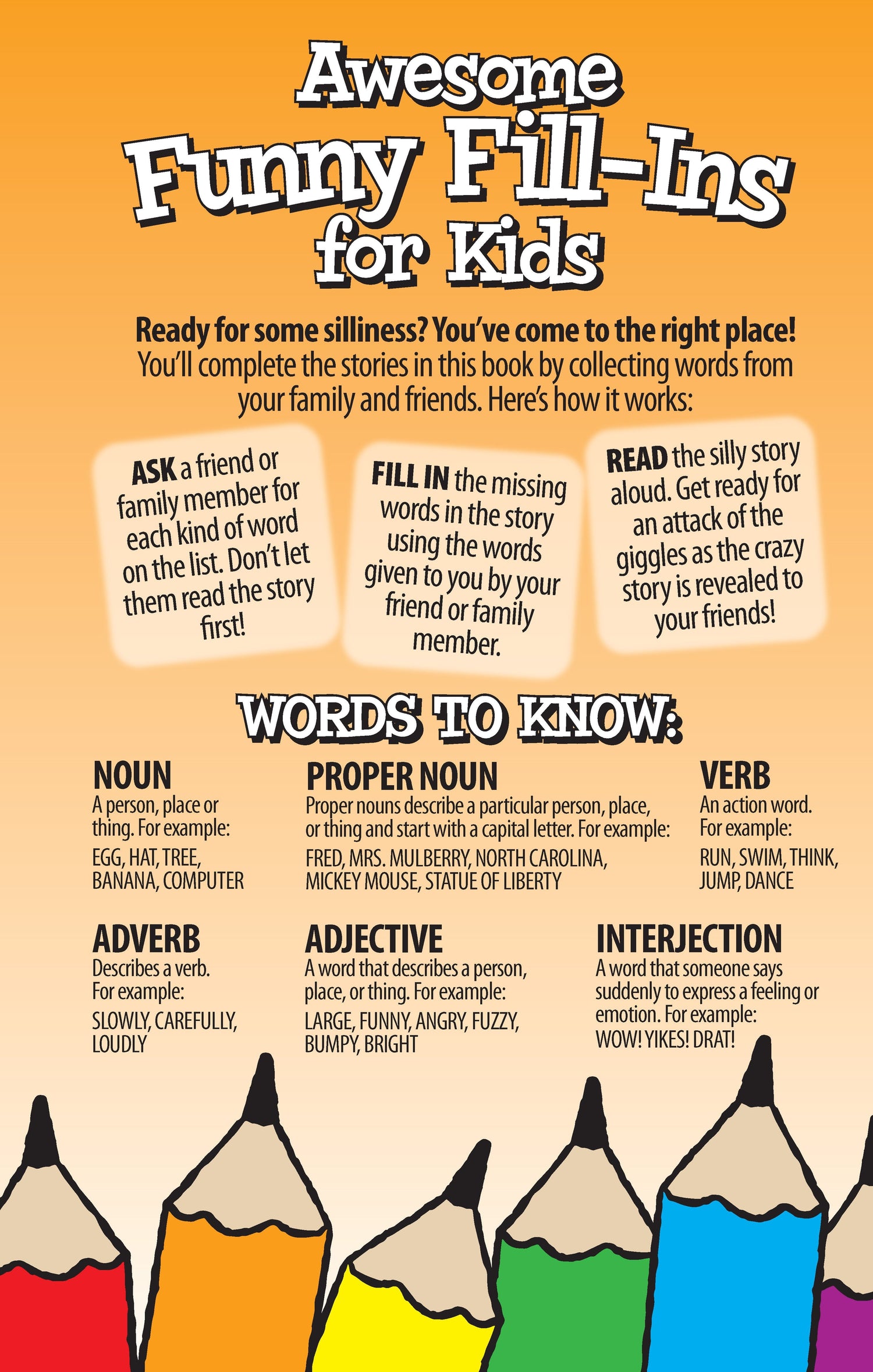 Awesome Funny Fill-Ins for Kids