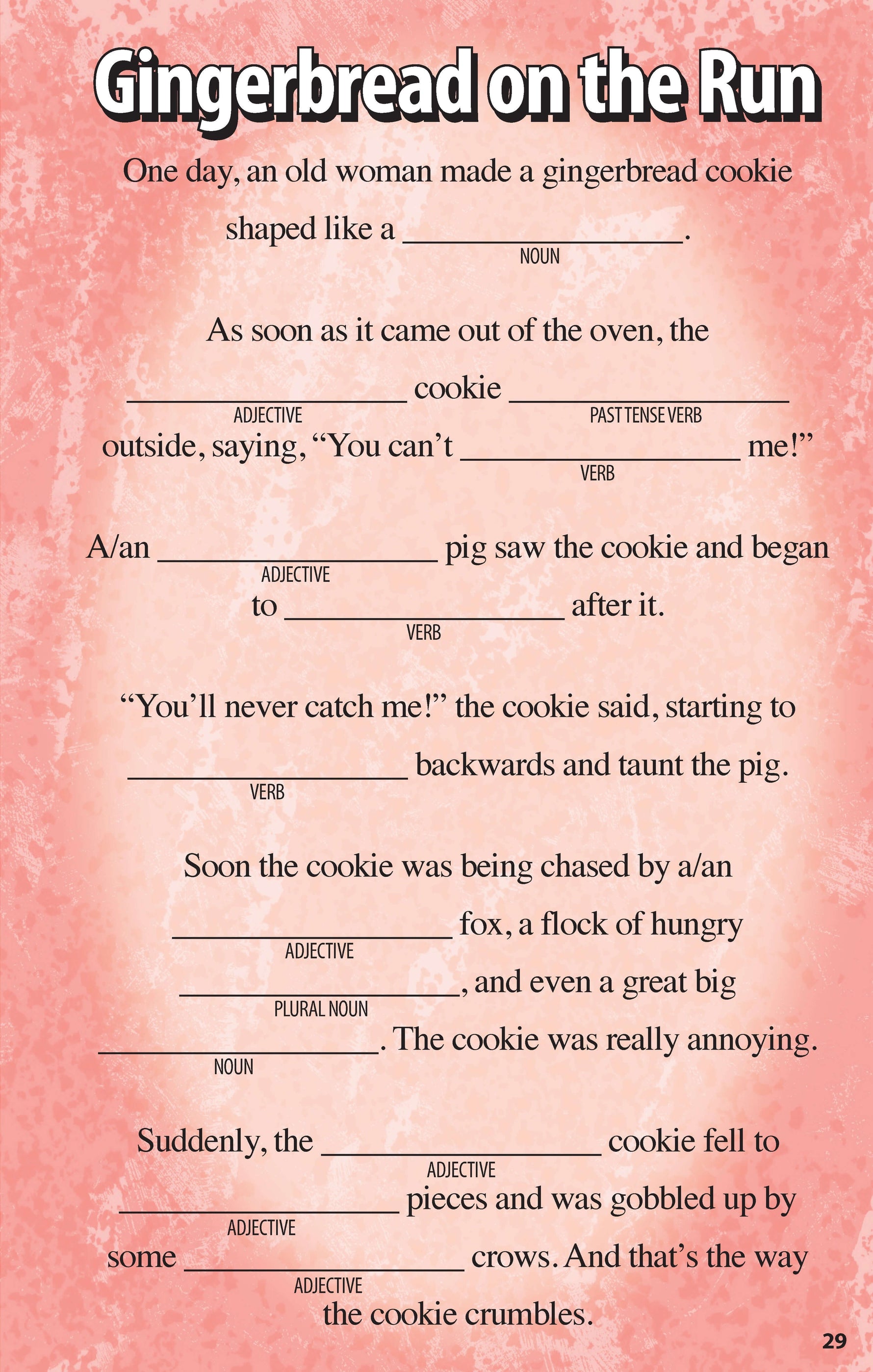 Fairy Tale Funny Fill-Ins for Kids