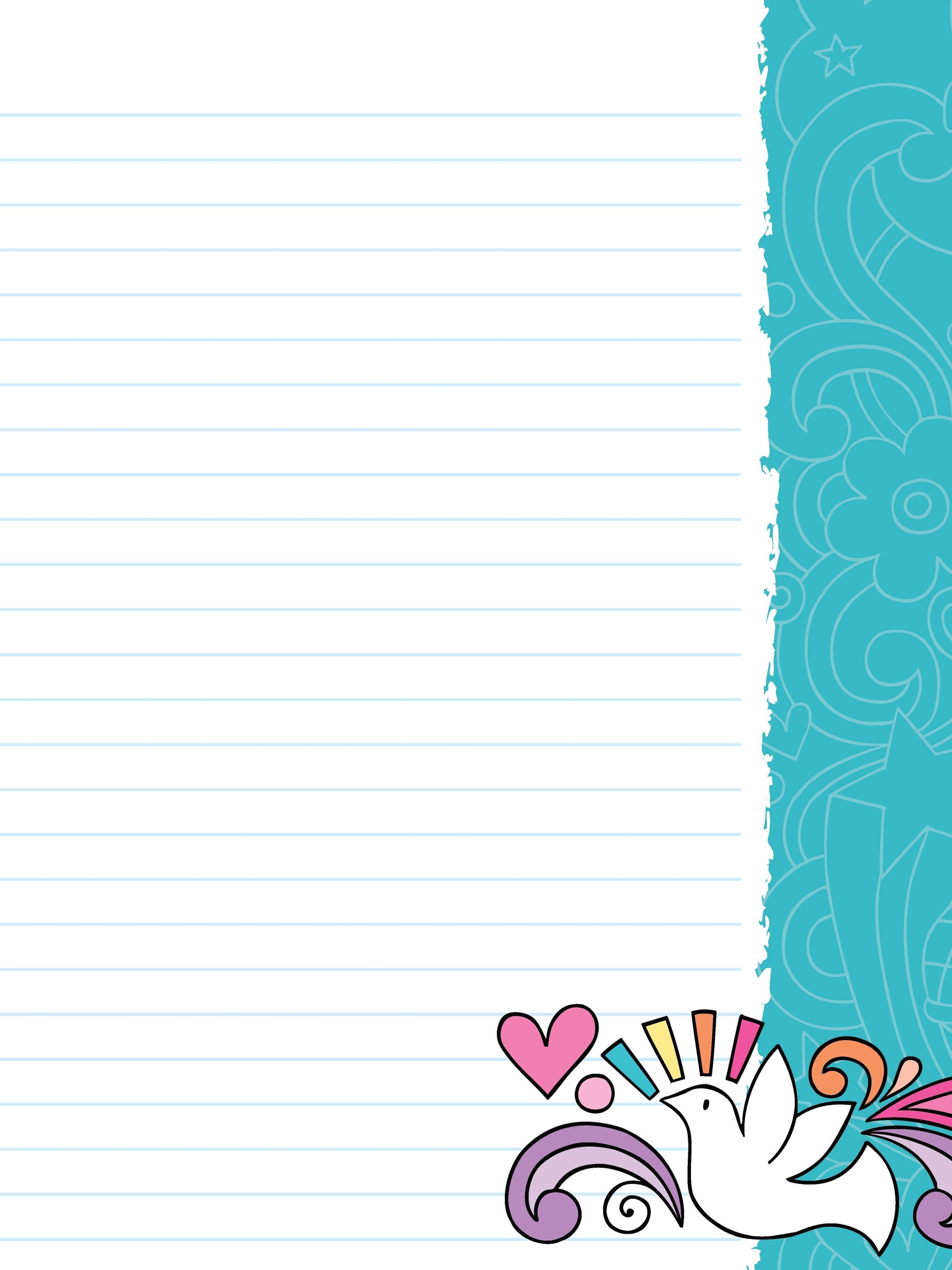 Notebook Doodles Peace Love and Music Guided Journal