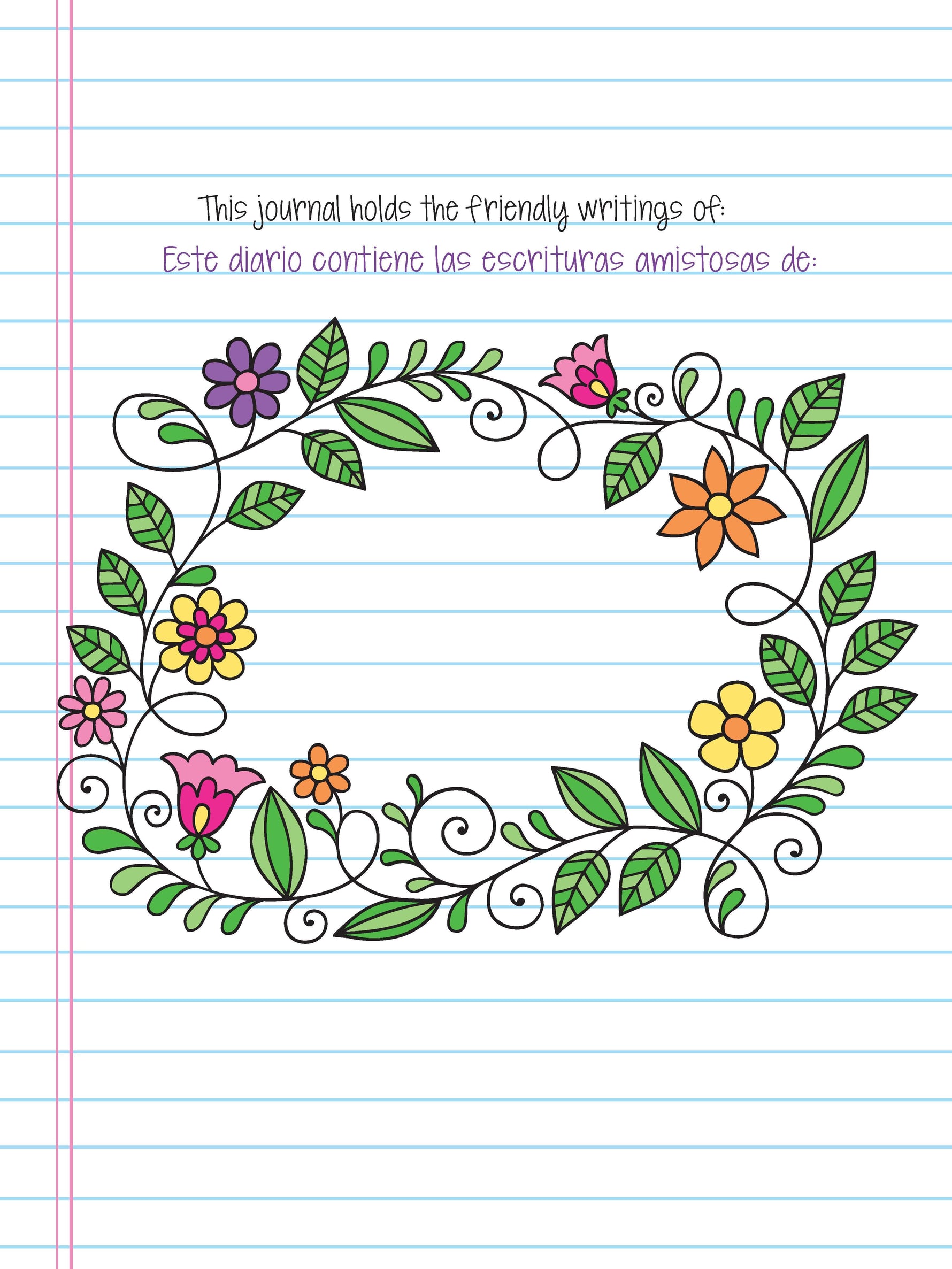 Notebook Doodles My Friendship Journal/Mi Diario de Amistad