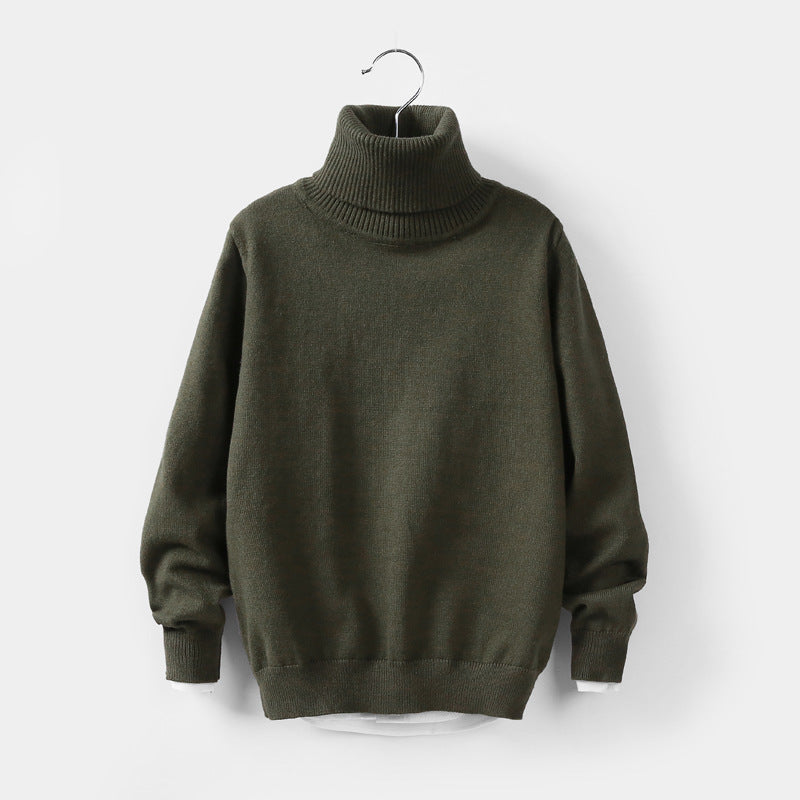 Autumn and winter high collar children's knitwear - Cindi Book