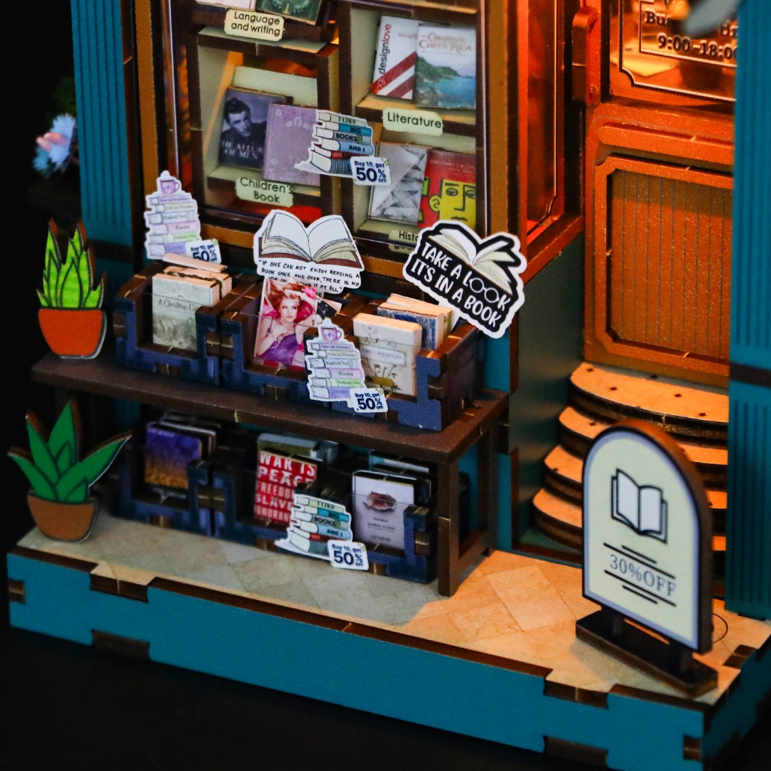 Shop Theater Handmade Diy Model - Cindi Book