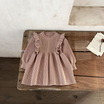 Cotton Wool Woven Autumn And Winter Thermal Dress - Cindi Book
