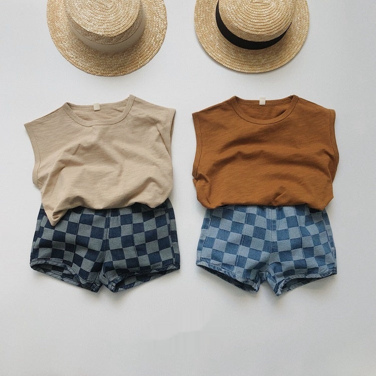 Boys And Girls All-match Retro Casual Pants - Cindi Book