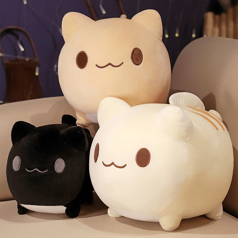 Cartoon Cute Fishtail Cat Plush Toy Accompany Doll Girl Bed Sofa Doll Birthday Gift - Cindi Book