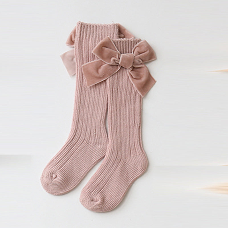 Bowknot woolen baby socks - Cindi Book