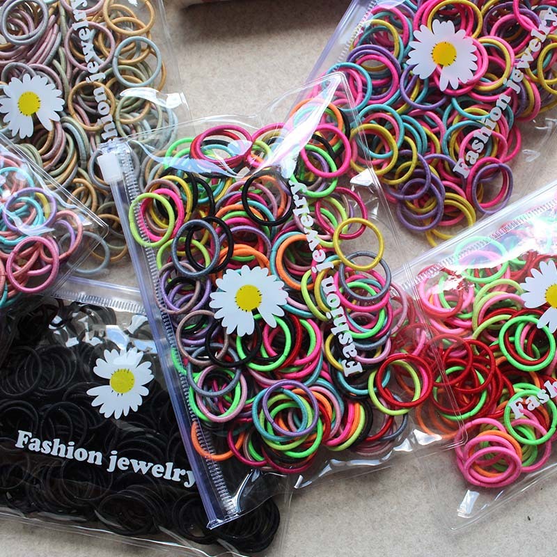 Mini baby finger colored hair loops will not hurt your hair - Cindi Book