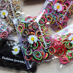 Mini baby finger colored hair loops will not hurt your hair - Cindi Book