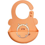 Baby Eating Silicone Bib Baby Stereo Waterproof - Cindi Book