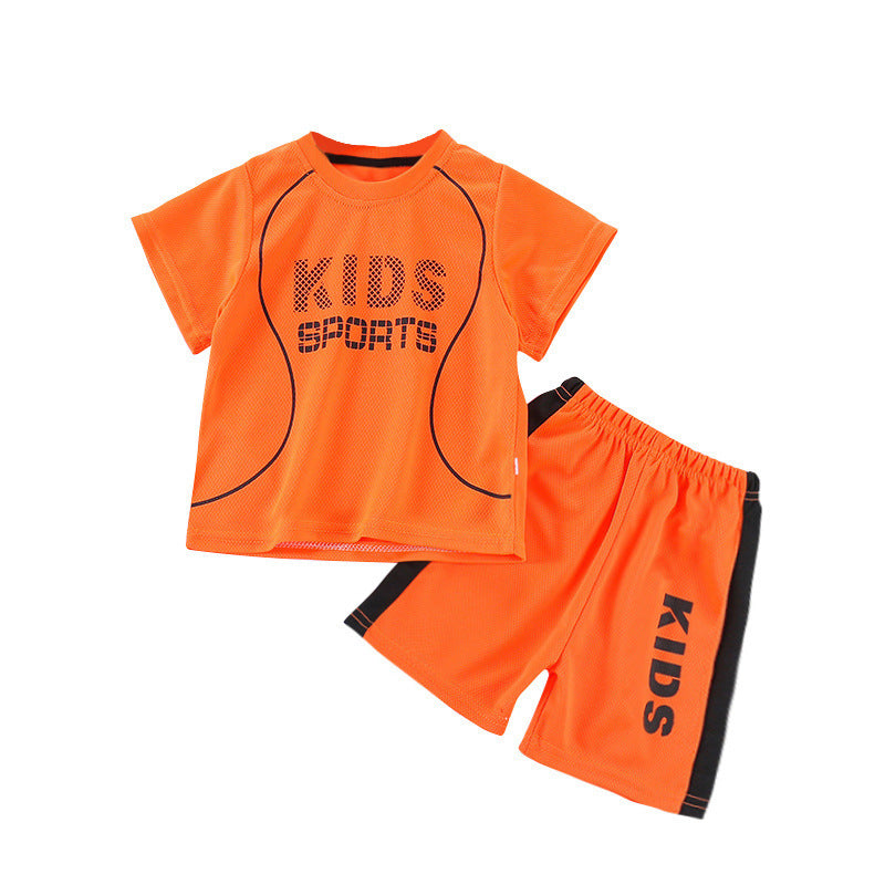 Children Short-sleeved Uniform Sportswear Set - Cindi Book