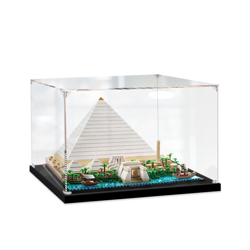 Egypt Khufgiza Great Pyramid Acrylic Display Box Transparent Hand-made Storage Box - Cindi Book