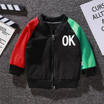 Boys And Girls Jackets Korean Baseball Uniforms Children's Babies Casual Western Style - Cindi Book