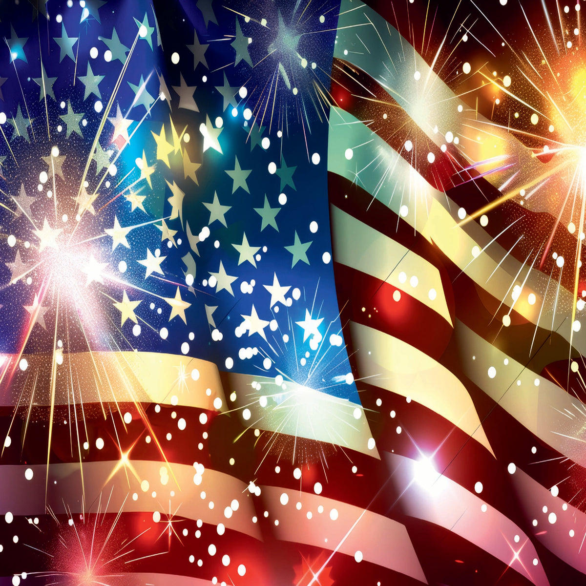Trefl Red American Flag 500 Piece Puzzle
