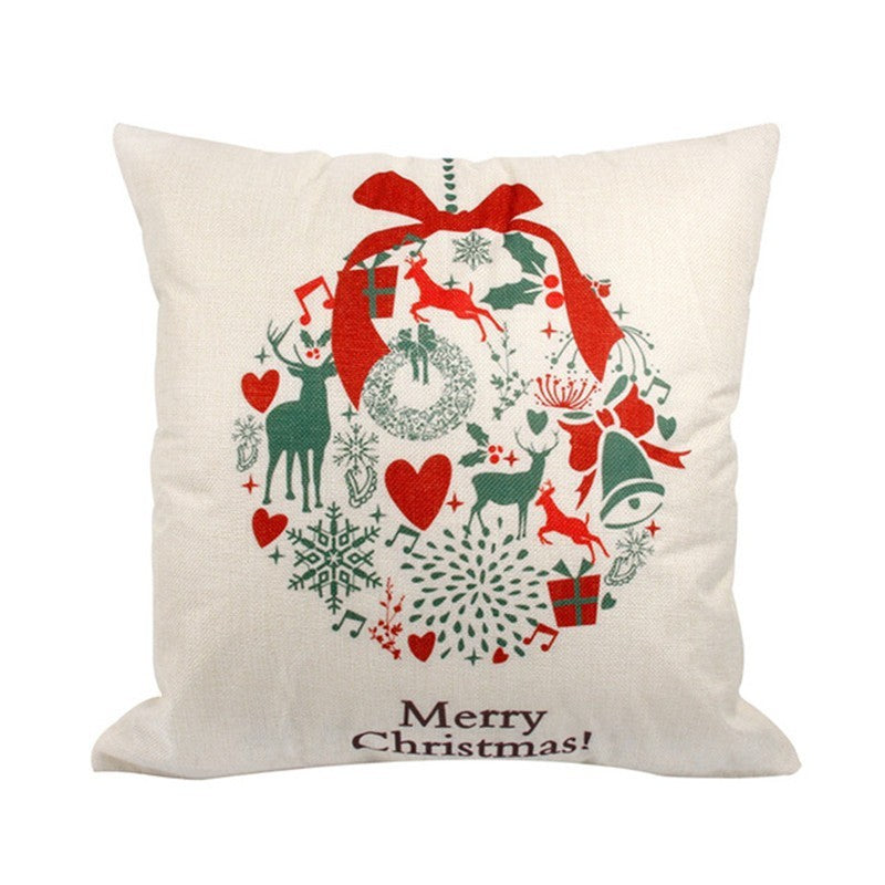 Christmas Hot-selling Home Sofa Office Creative Linen Pillowcase - Cindi Book