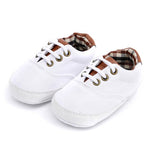 Solid color casual lace soft bottom baby canvas shoes baby shoes toddler shoes - Cindi Book