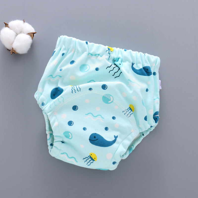 Baby Training Pants Washable 6-layer Gauze Diaper Cover Learning - Cindi Book