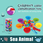 Baby Children's Rainbow Counting Early Education Cognitive Toys Math Toddler Game Set - Cindi Book