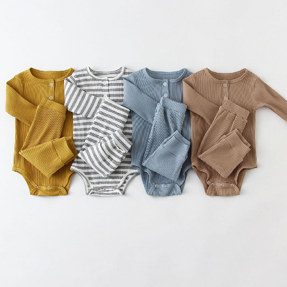 Spring Baby Corduroy Two-Piece Set