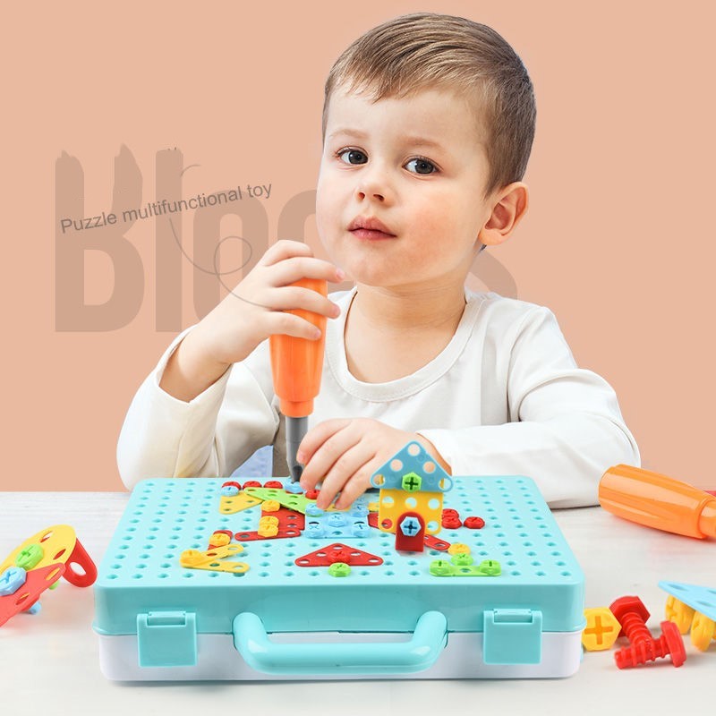 Children's Variety Puzzle Manual Disassembly Toolbox - Cindi Book