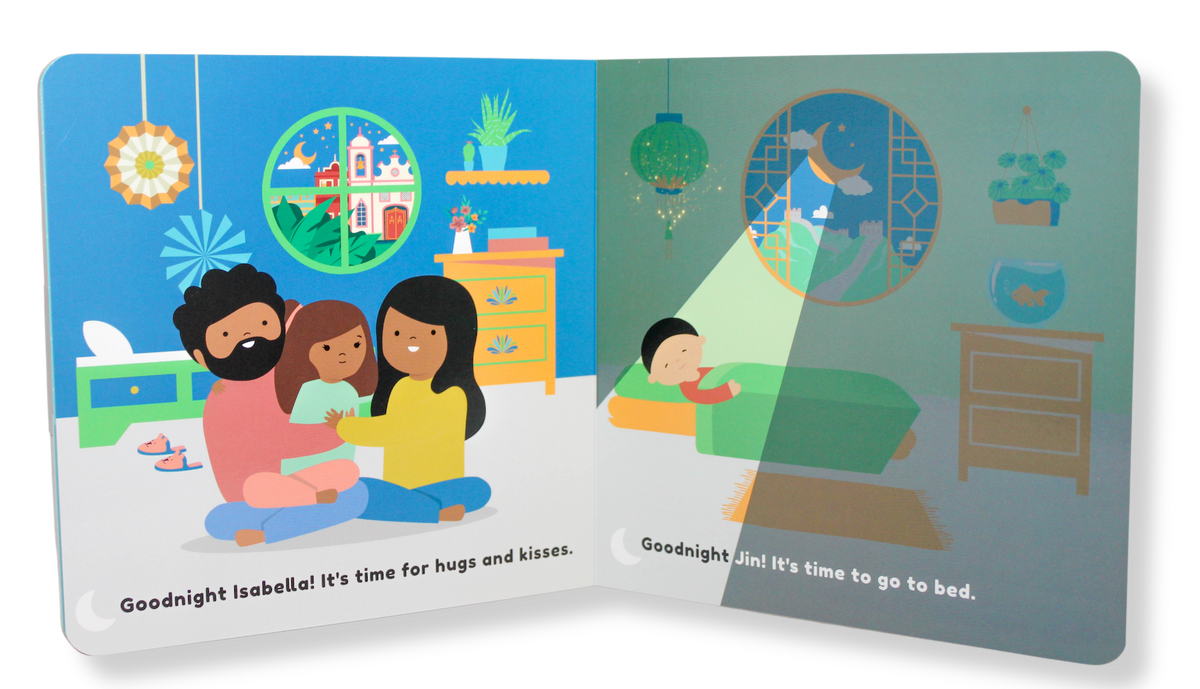 Kids of the World: Good Morning, Good Night Board Book