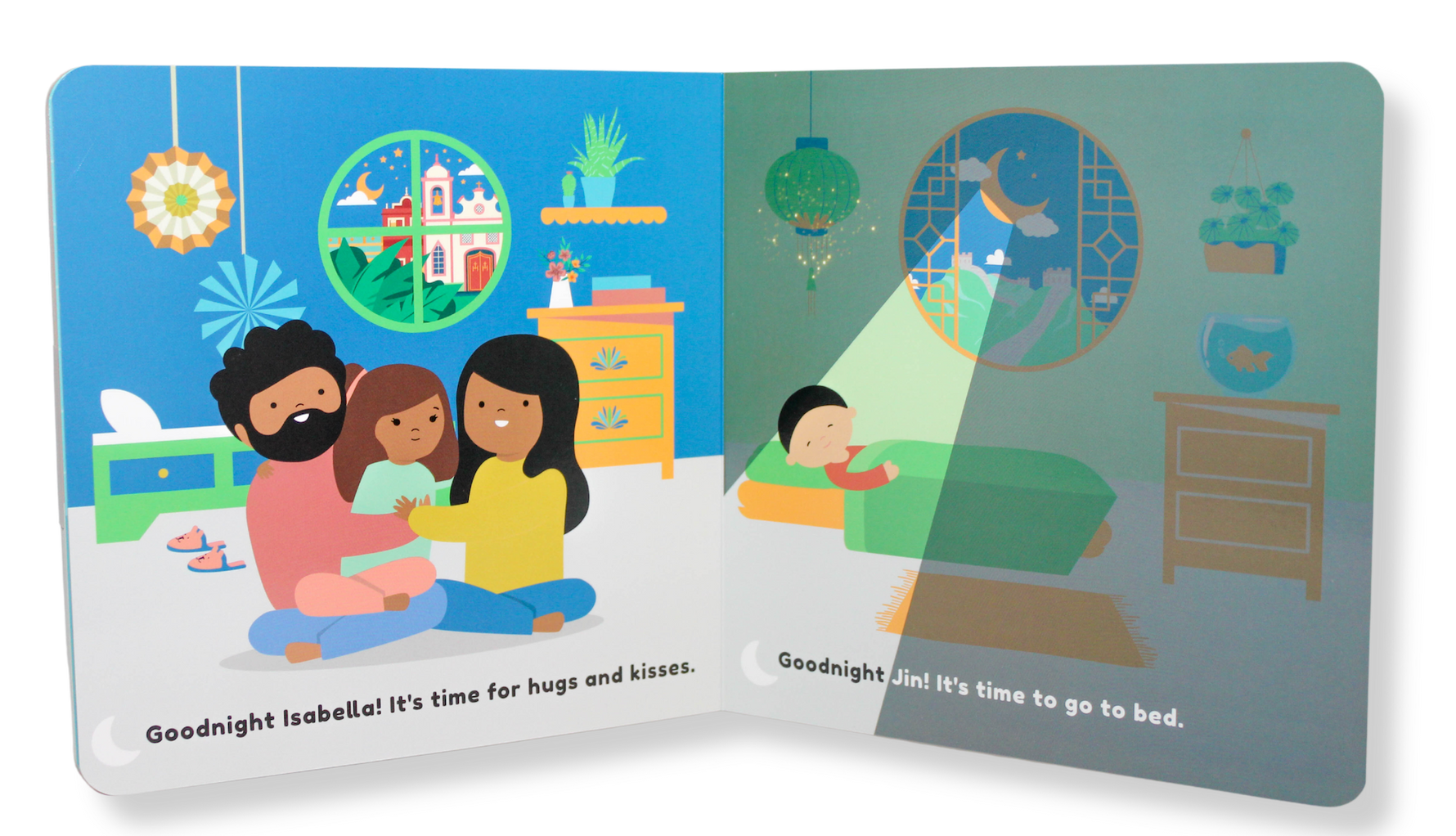 Kids of the World: Good Morning, Good Night Board Book