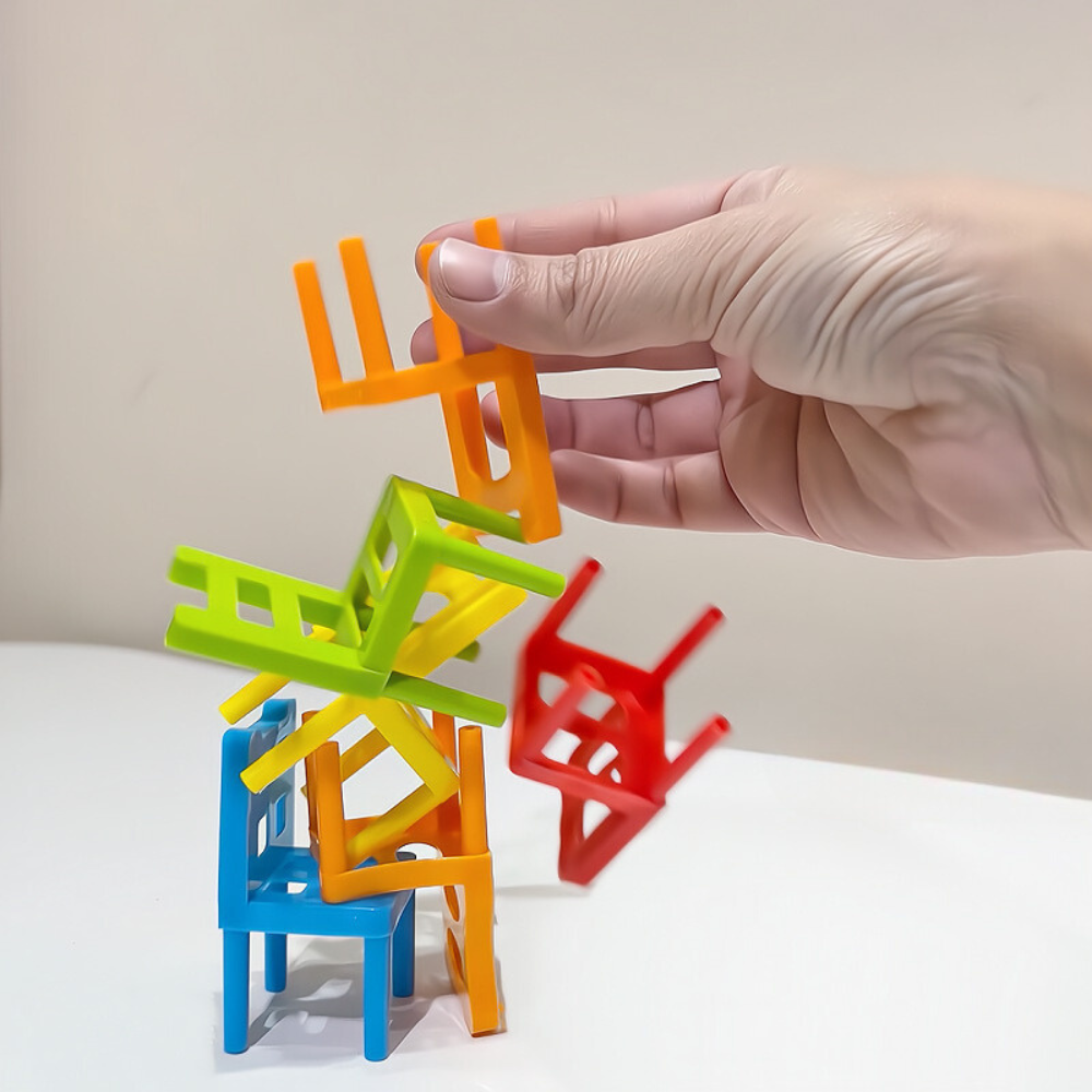 Colorful Chair Stack