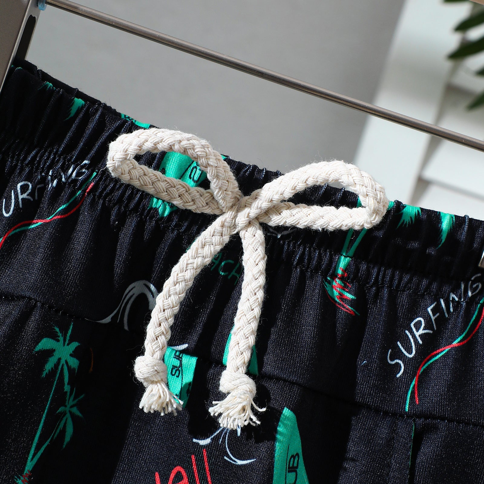 Cute Casual Sports Wind Beach Style Embroidery T-shirt Shorts Set - Cindi Book