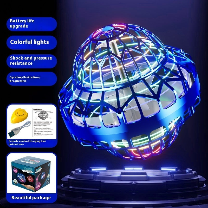 Magic Flying Ball Magic Swing Flying Ball Children's Finger Rotating Luminous Floating Flying Fingertip Toy - Cindi Book