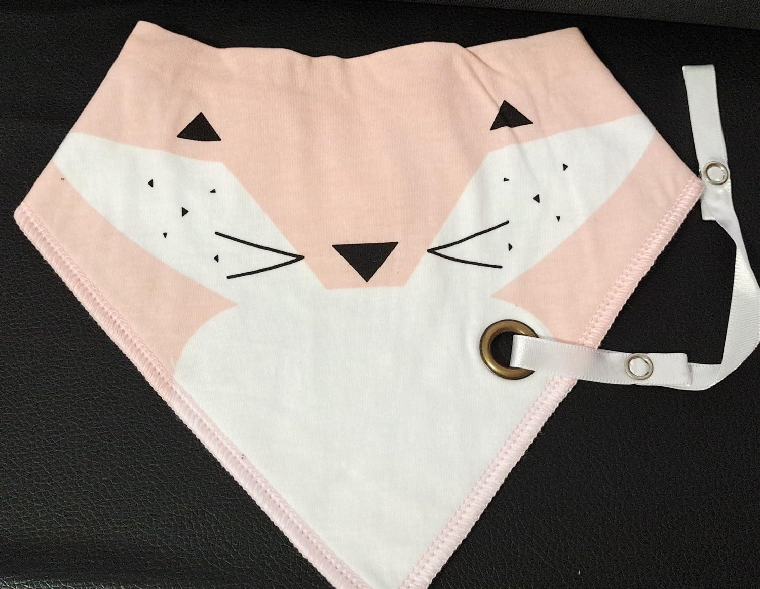 Bib with Pacifier Clip - Cindi Book