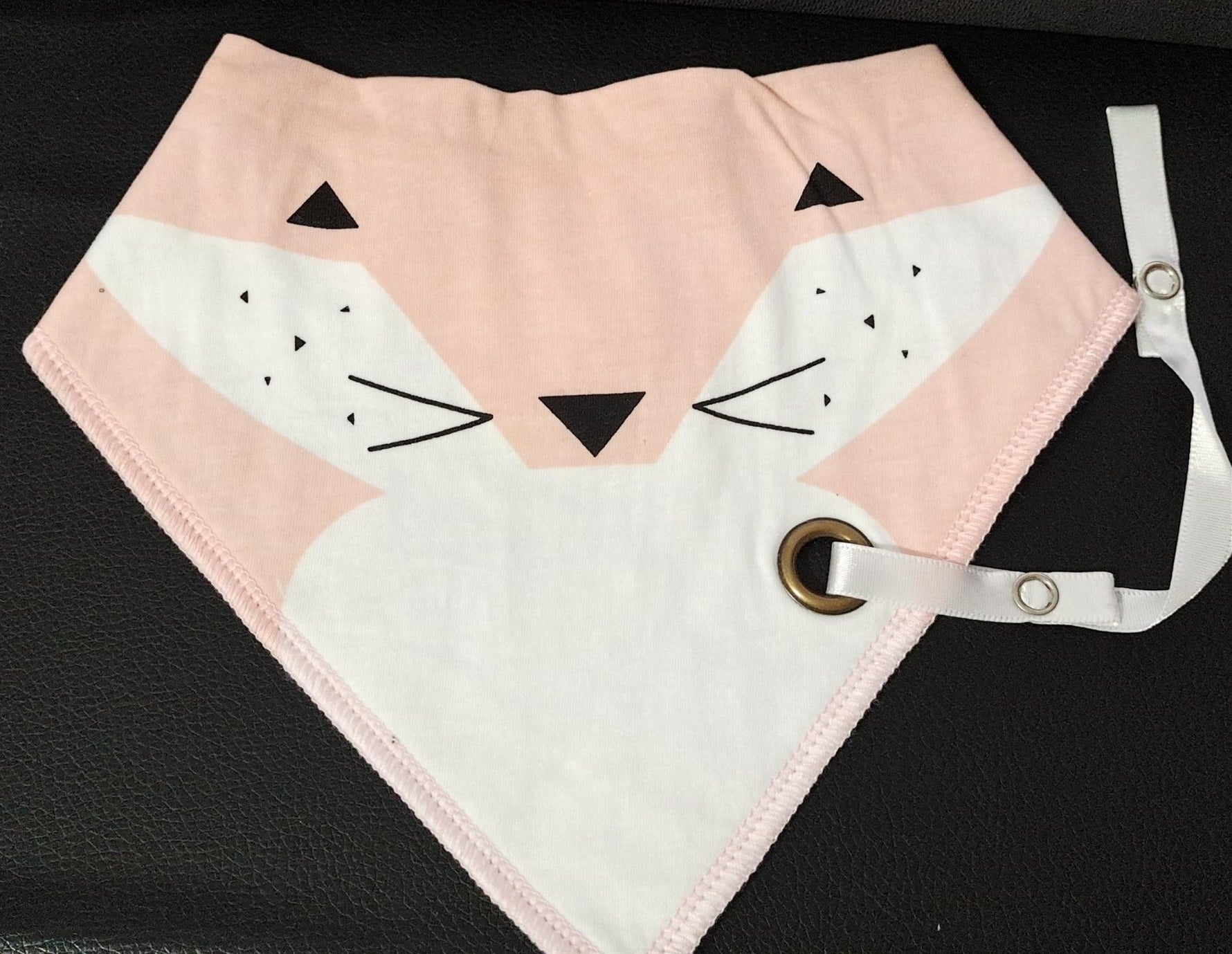 Bib with Pacifier Clip - Cindi Book