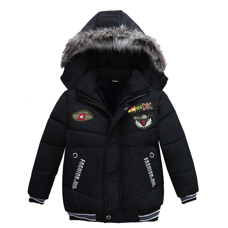 Small And Medium-Sized Boys Cotton-Padded Jackets - Cindi Book