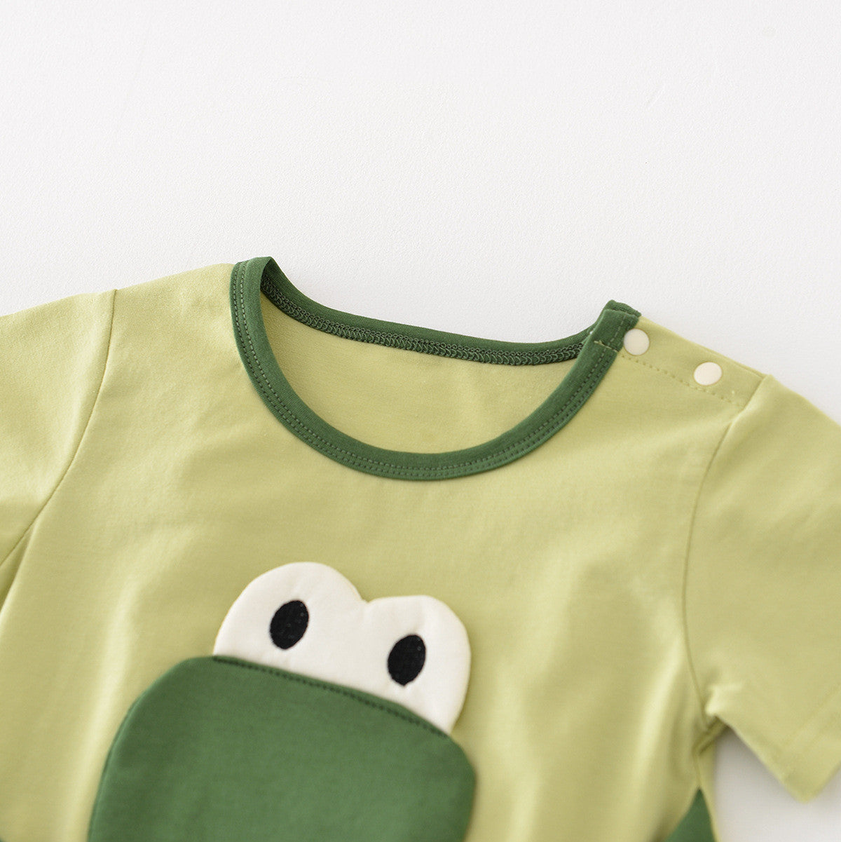 Cartoon Dinosaur Full Moon Jumpsuit For Infants And Young Children Going Out - Cindi Book