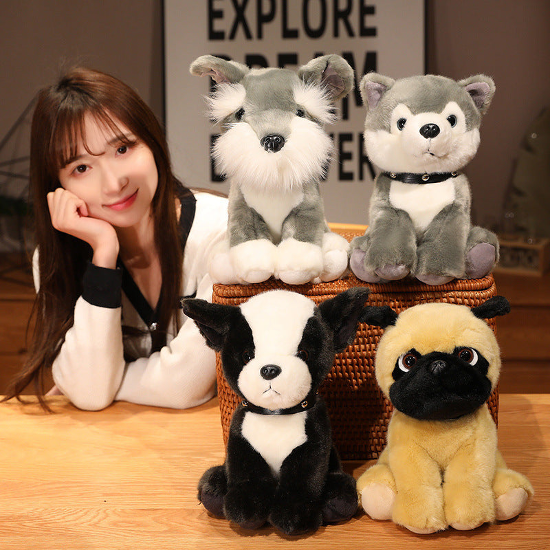 Fashion Simple Simulation Dog Plush Toys - Cindi Book