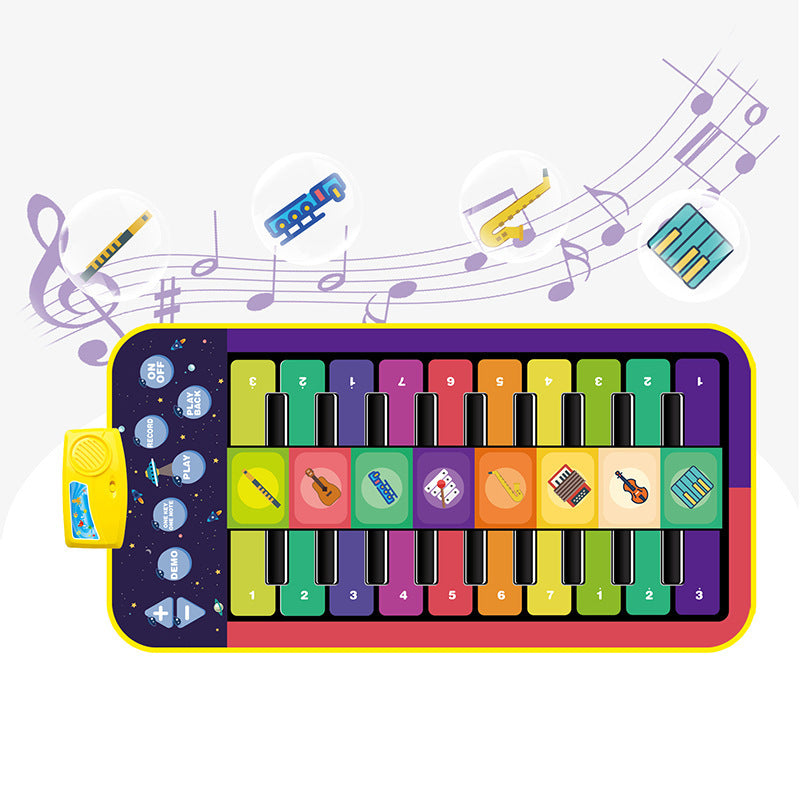 Children's Early Childhood Education Animal Piano Mat Multifunctional Music Blanket Toy - Cindi Book