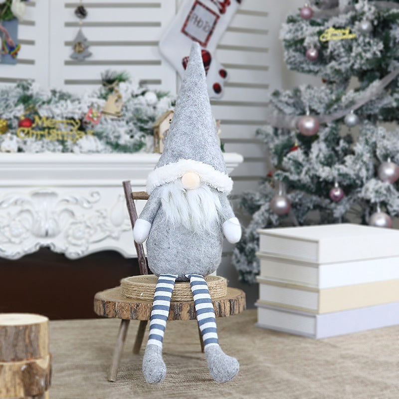 Christmas Faceless Old Man Doll Window Decoration - Cindi Book