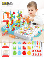 Children's Variety Puzzle Manual Disassembly Toolbox - Cindi Book