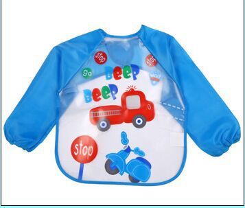 Children's Gown Long Sleeve Kids Waterproof Meal Baby Apron Painting Clothes Bib Protective Clothing - Cindi Book