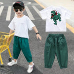 Children's Clothing Boys Summer Suits Western-style Clothes Boys Summer Handsome Short Sleeves - Cindi Book
