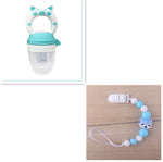 Baby Fruit and Vegetable Food Supplement Teether Baby Fruit Teether Bite Le Pacifier Silicone Nipple - Cindi Book