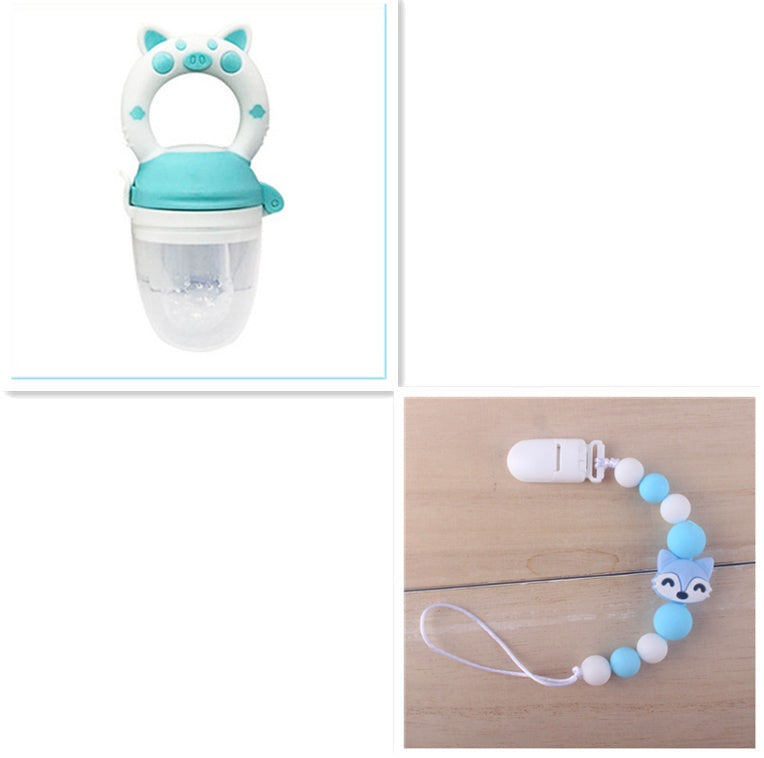 Baby Fruit and Vegetable Food Supplement Teether Baby Fruit Teether Bite Le Pacifier Silicone Nipple - Cindi Book