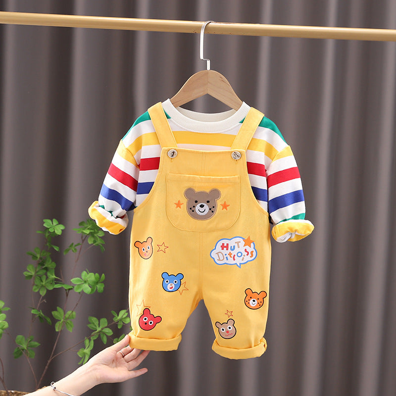 Boys' Top Overalls Suit - Cindi Book