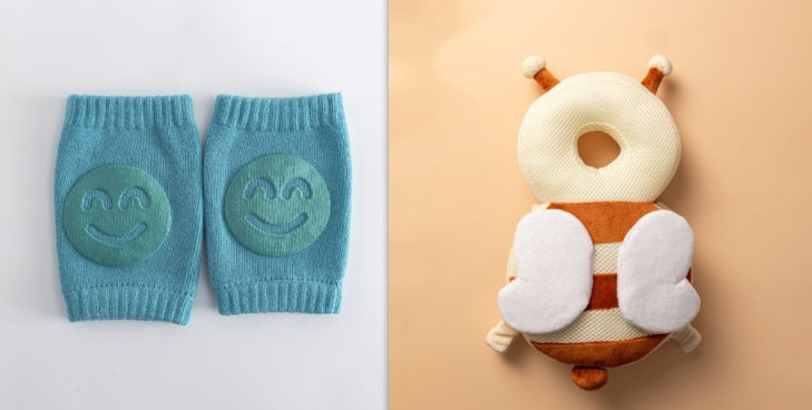 Summer Terry Baby Socks Toddler Crawling Knee Pads - Cindi Book
