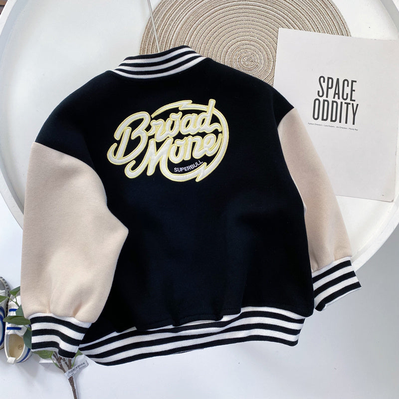 Children's Clothing Boys All-match Korean Baseball Uniform Jacket - Cindi Book