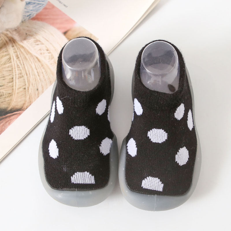 Baby Round Dot Style Comfortable Breathable Toddler Sock Shoes - Cindi Book