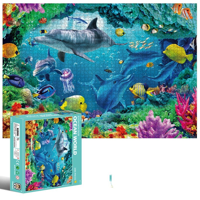 Mysterious Dragon High Difficulty 2000 Piece Puzzle - Cindi Book